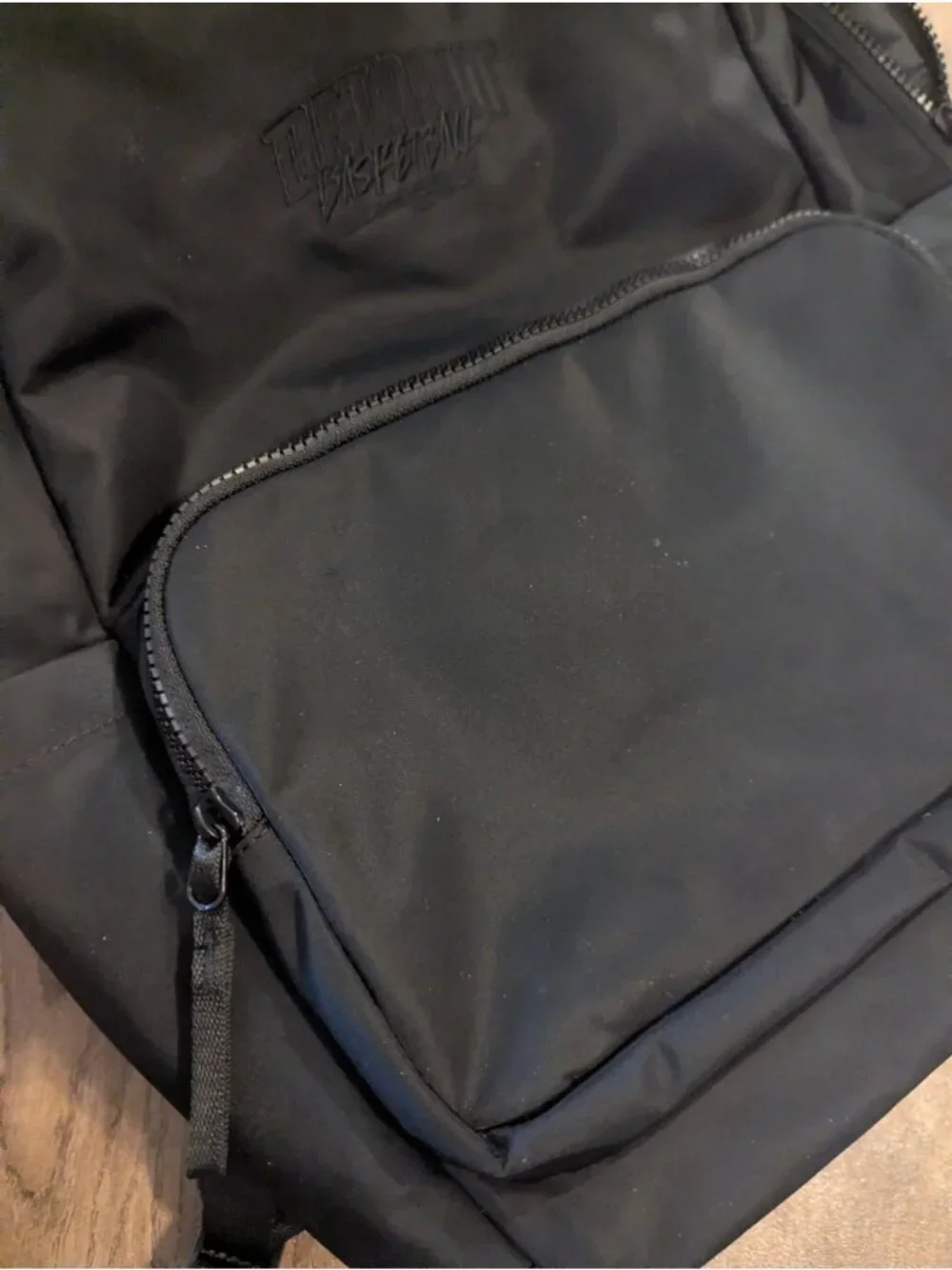 Lululemon Detroit Pistons Basketball Black Backpack Embroidered Nba